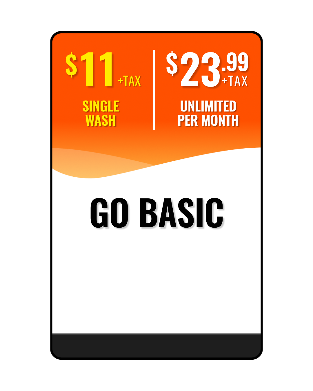 GO Basic Wash Pack - BUF