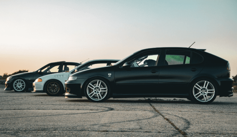 Group of cars representing family car wash plans
