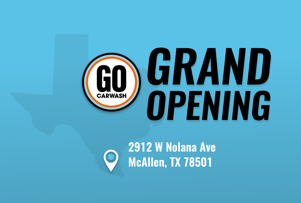 GOCarWash New Location in McAllen, TX