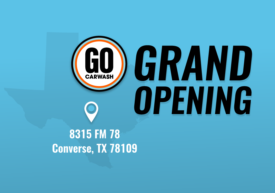 GO Car Wash Opens New Location in Converse, TX